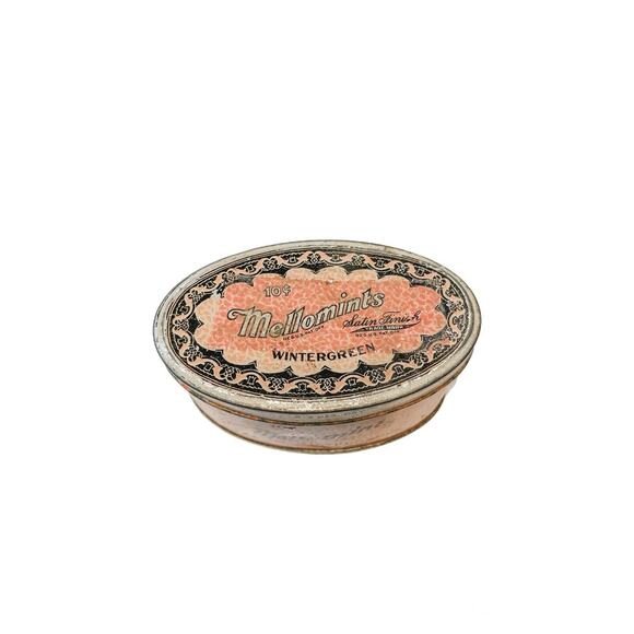 Antique Mellomints Wintergreen 10c Tin by Brandle & Smith Co. - Picture 10 of 10